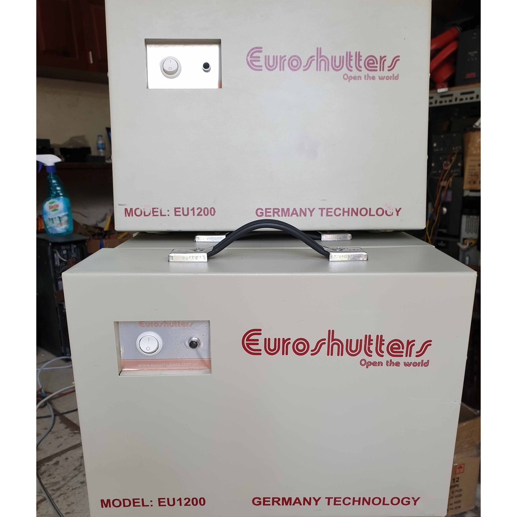 Bộ lưu điện cửa cuốn; lưu điện chuyên dụng cho cửa cuốn EU1200 máy cũ main mạch zin nguyên bản