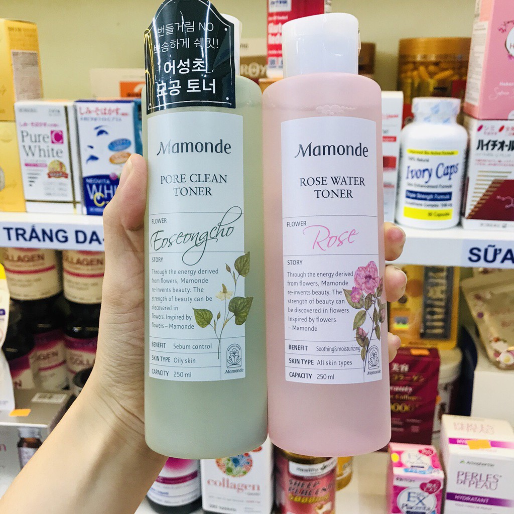 NƯỚC HOA HỒNG MAMONDE ROSE WATER TONER