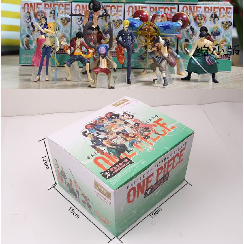 Mô hình Team Luffy Mũ Rơm Chiến Đấu Cao 7-10cm - Mô hình One Piece