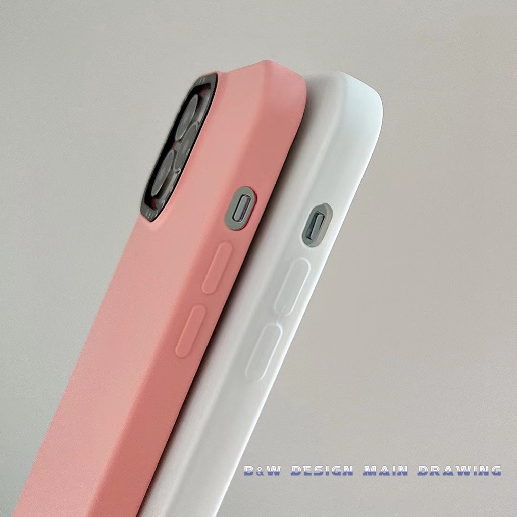 Ốp Điện Thoại Silicon Dẻo Màu Nhám Chống Sốc Chống Rơi Thiết Kế Đơn Giản Cho iPhone 13 12 11 Pro MAX XR IX XS MAX 7 8 Plus