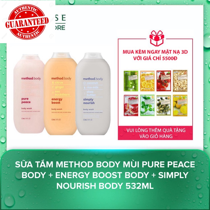 Sữa tắm ORGANIC METHOD BODY