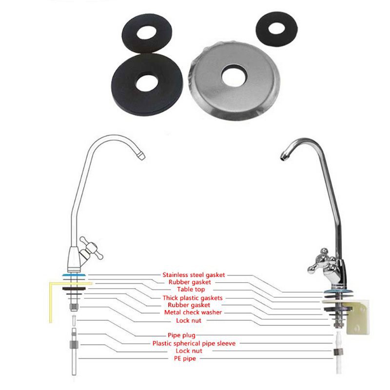 Vòi nước RO chất liệu thép không gỉ 1/4'' tiện dụng