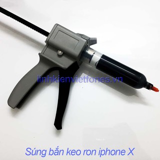 Súng bắn keo ron iphone x