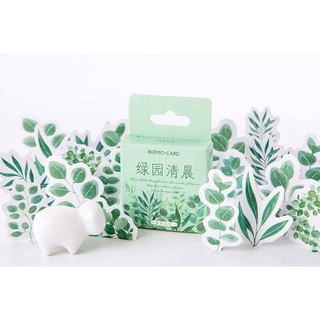Bộ 45 Sticker Hàn Quốc hình Cây Cỏ dán trang trí E18