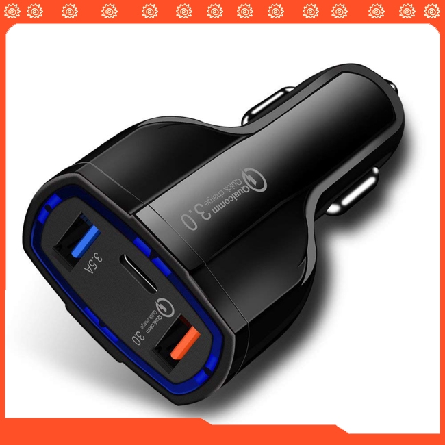 Cóc sạc 2 trong 1 hỗ trợ sạc nhanh tiện dụng gắn trong xe oto | BigBuy360 - bigbuy360.vn