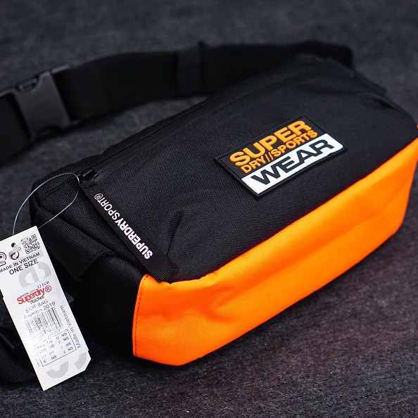 [👉VIDEO HD👈] Túi bao tử đeo chéo Superdry Sport Bag Chất liệu trượt nước