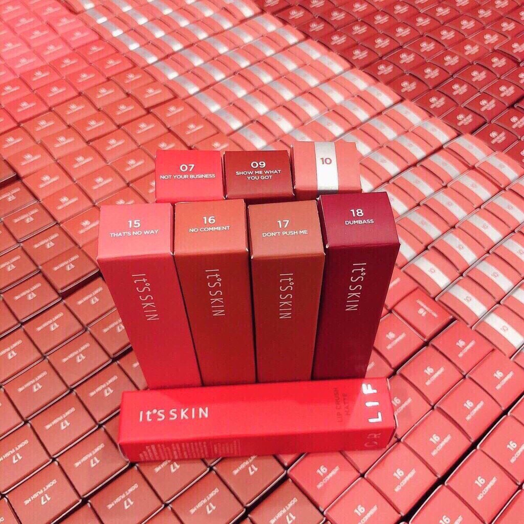 Son Kem It's Skin Life Color Lip Crush Matte son siêu lì, lên môi đẹp