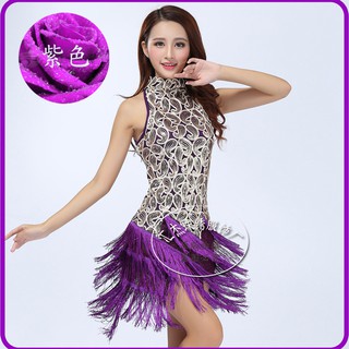 Đầm Khiêu Vũ Đính Kim Sa Lấp Lánh
