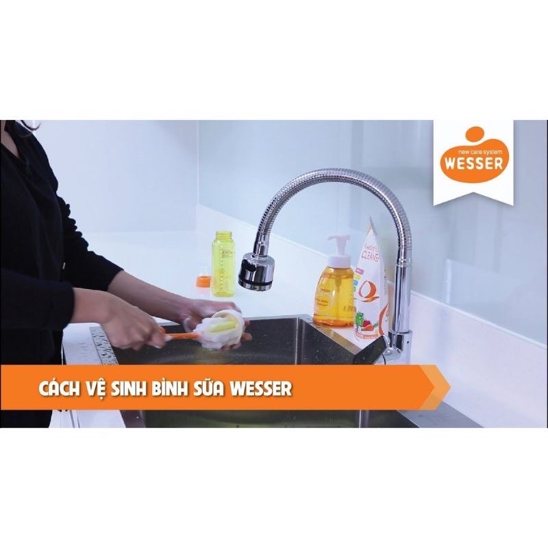 Nước rửa bình sữa wesser nhập khẩu Hàn Quốc