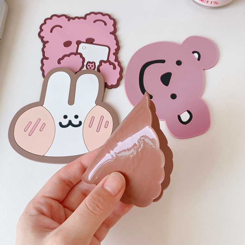 Tấm Lót Cốc Trà Cà Phê Bằng Silicone Chống Trượt Tiện Dụng