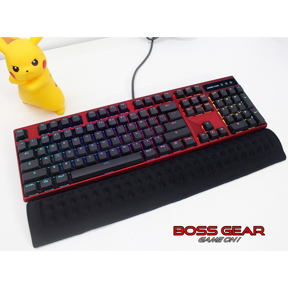 Bàn Phím Cơ Armscool HK107 RGB tặng kèm kê tay cao su( Blue SwitchLED RGB )