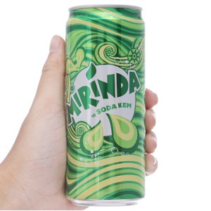 Nước Ngọt Có Gas Mirinda Soda Kem Mirinda Xanh Soft Drink Lon 330ml Date Luôn Mới