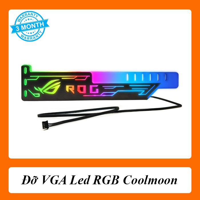 (sale) Giá Đỡ VGA RGB Đồng Bộ Hub CoolMoon 16 Triệu Màu 366 Hiệu Ứng (bán sỉ)