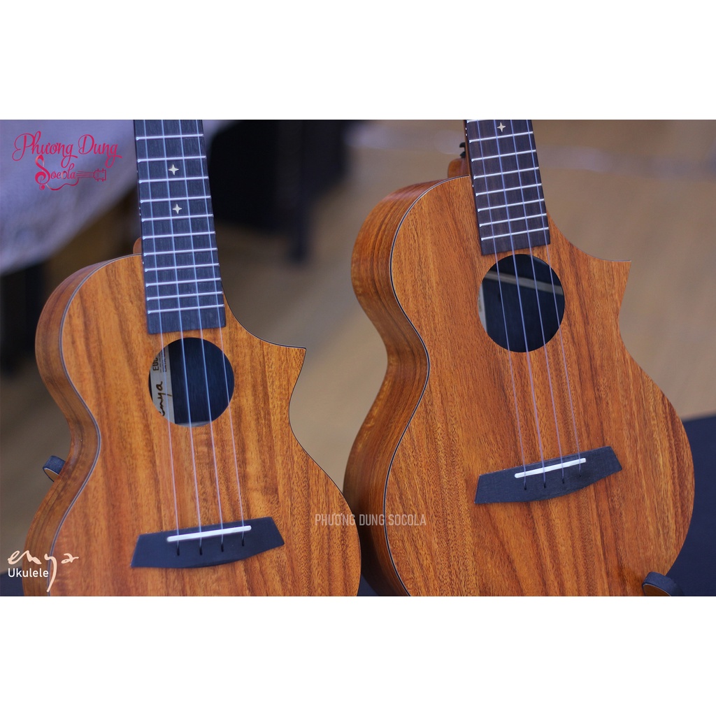 Đàn ukulele ENYA EUC-X1C - Size Concert Dáng Khuyết - Gỗ koa HPL