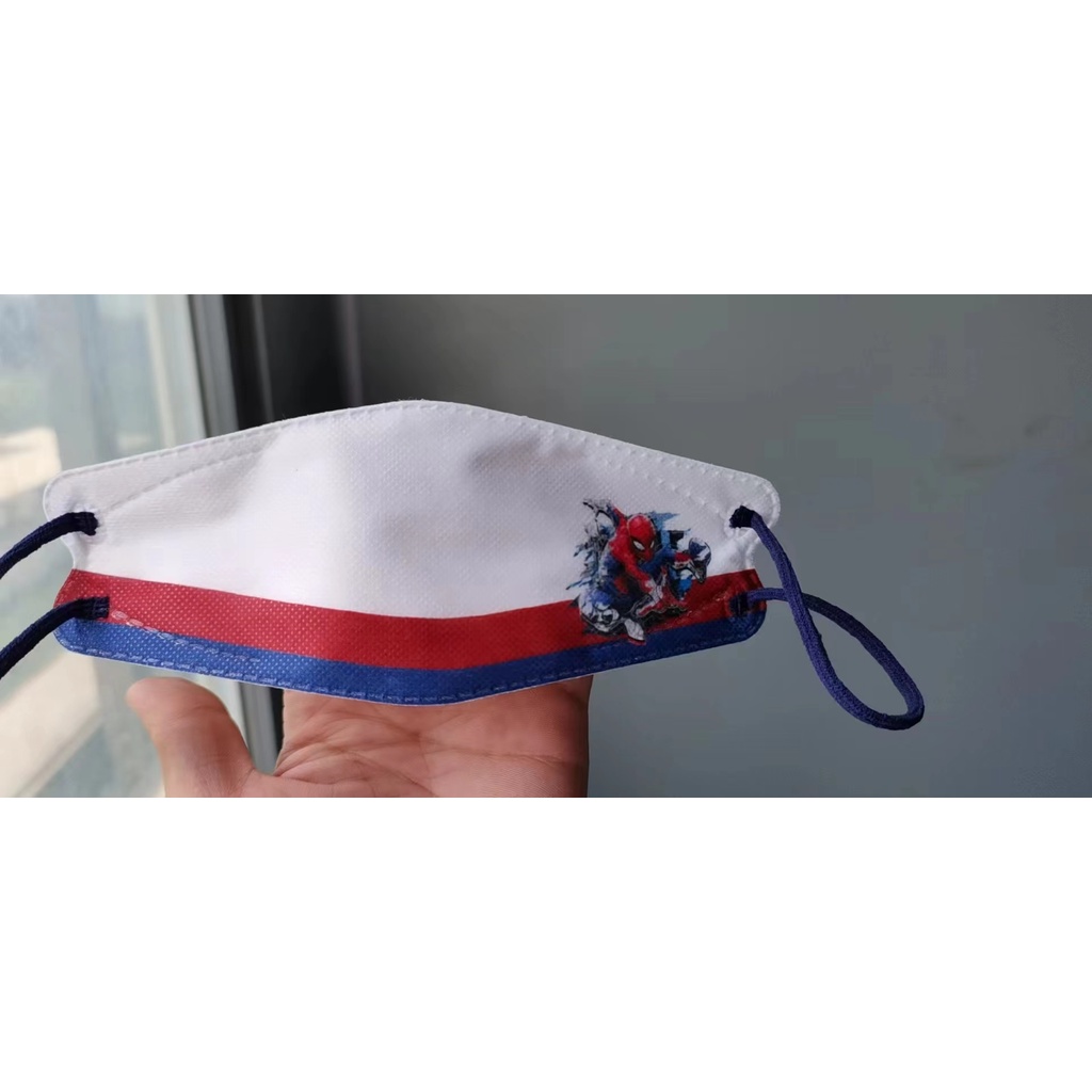 Set 5 / 10 / 30 Khẩu Trang Người Nhện / Marvel KF9.4 Dùng Một Lần Dành Cho Người Lớn / Trẻ Em