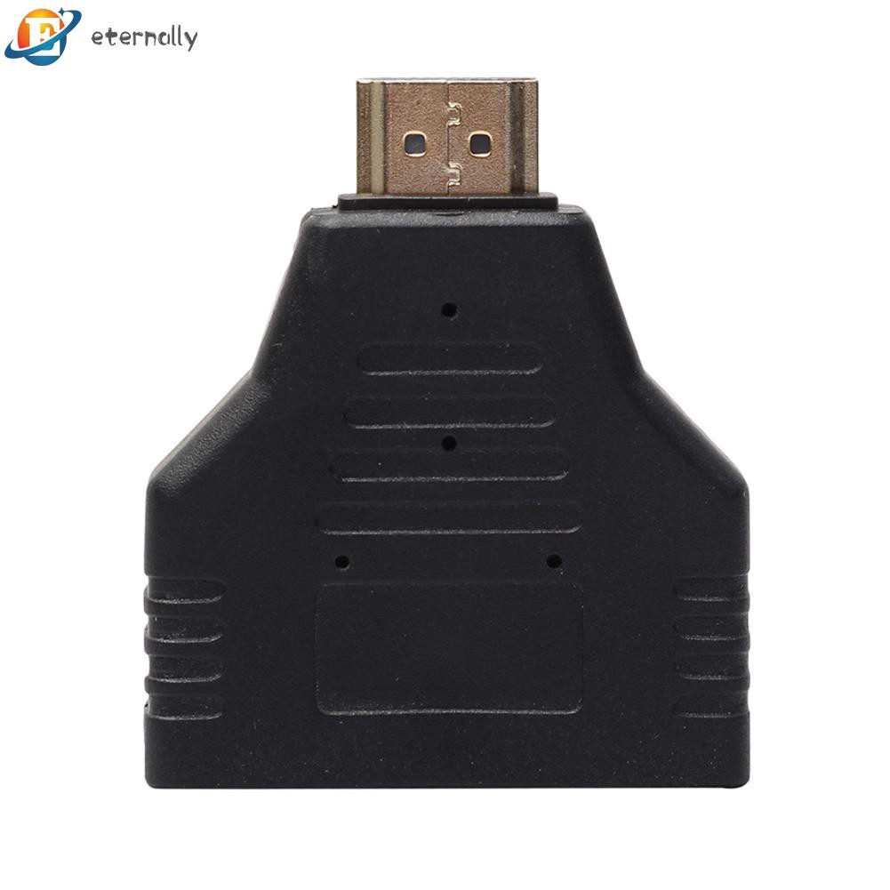 Bộ Chia Hdmi 11.24 1080p Hdmi Đầu Đực Sang 2 Đầu Cái 1 Trong 2