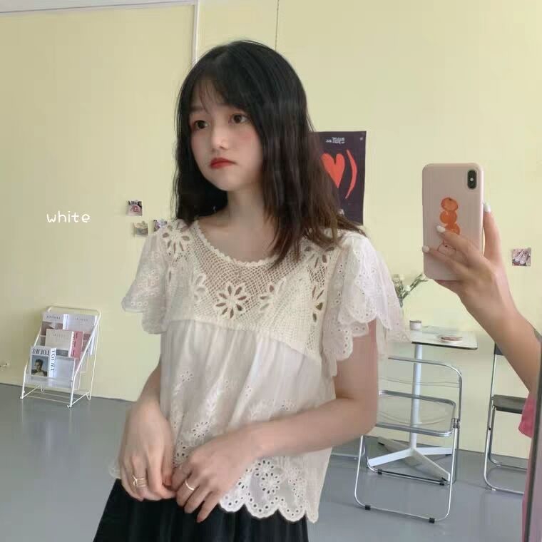 Áo ren hoa Quảng Châu pha thô