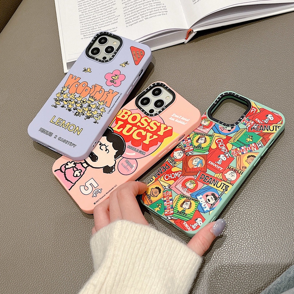 Ốp Điện Thoại Trong Suốt Hình Snoopy Cho iPhone13Pro iPhone12Pro XS iPhone11 12Promax 13Promax 11 12 13 7P