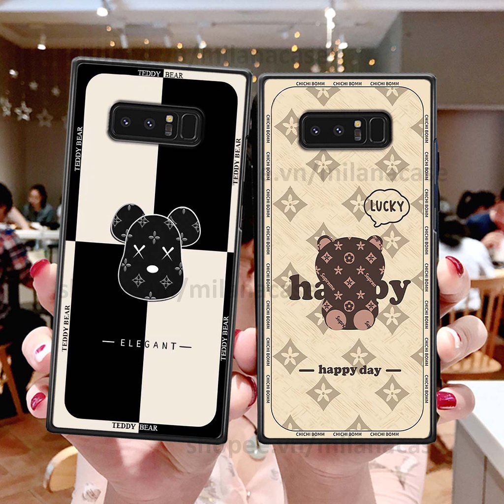 Ốp Samsung Note 8 gấu be@rBrick gấu Teddy Kaws siêu đẹp, phong cách, cá tính