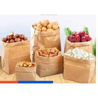 100 Túi Giấy Kraft -giấy xi măng