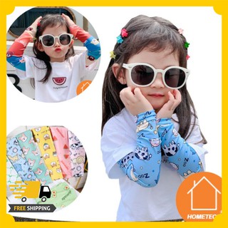 Găng tay chống nắng trẻ em chất liệu lụa - Tay áo chống nắng tránh tia uv