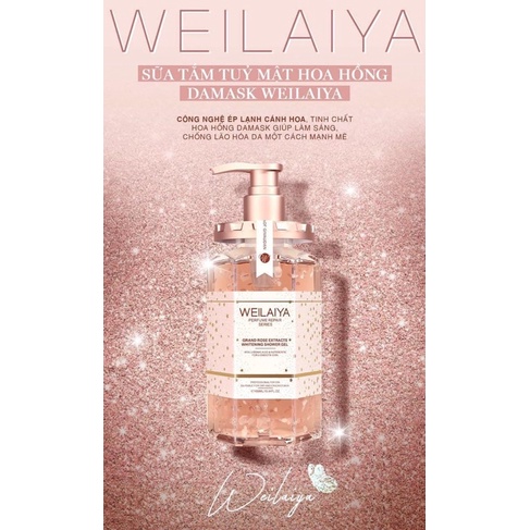 [8 August] [Cháy Hàng] Sữa Tắm Nước Hoa Weilaiya Chính Hãng Tủy Mật Hoa Hồng Damask 450ml Hương Thơm Quyến Rũ Thơm Lâu | BigBuy360 - bigbuy360.vn