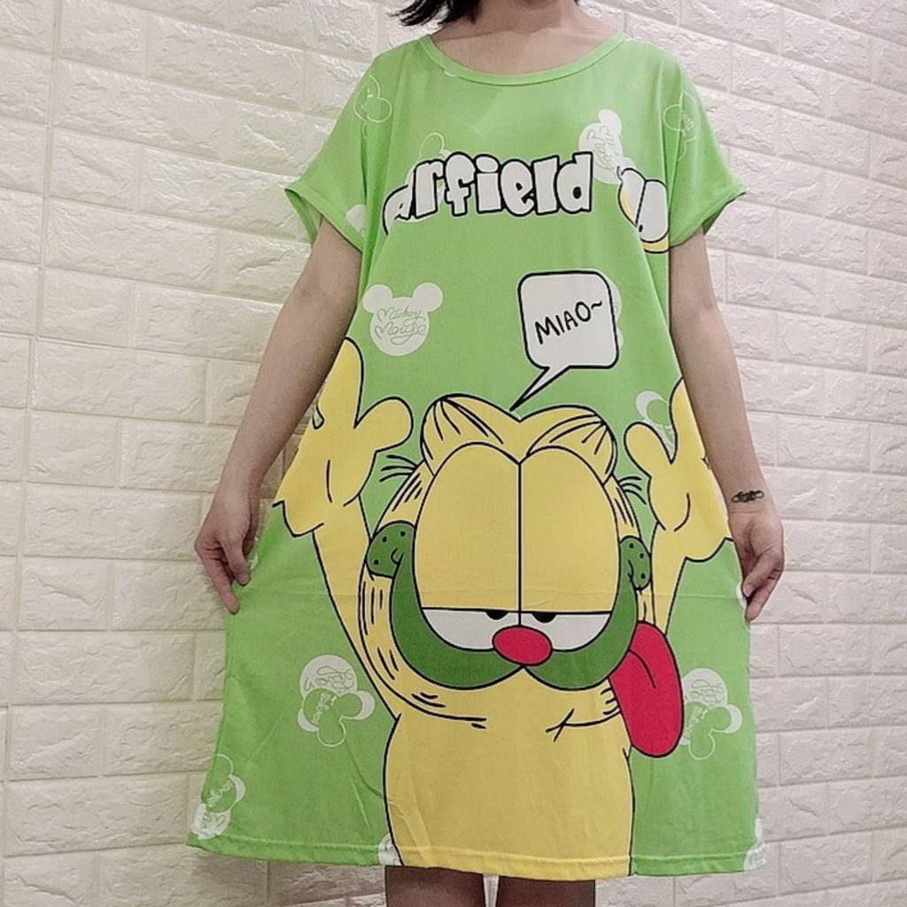 Đầm Ngủ Dáng Rộng Thoải Mái Dễ Thương Bigsize mặc ở nhà A02 | BigBuy360 - bigbuy360.vn