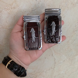 [HÀNG CÓ SẴN] Đầu Khoá Thắt Lưng Da Cá Sấu - Size 3.5cm