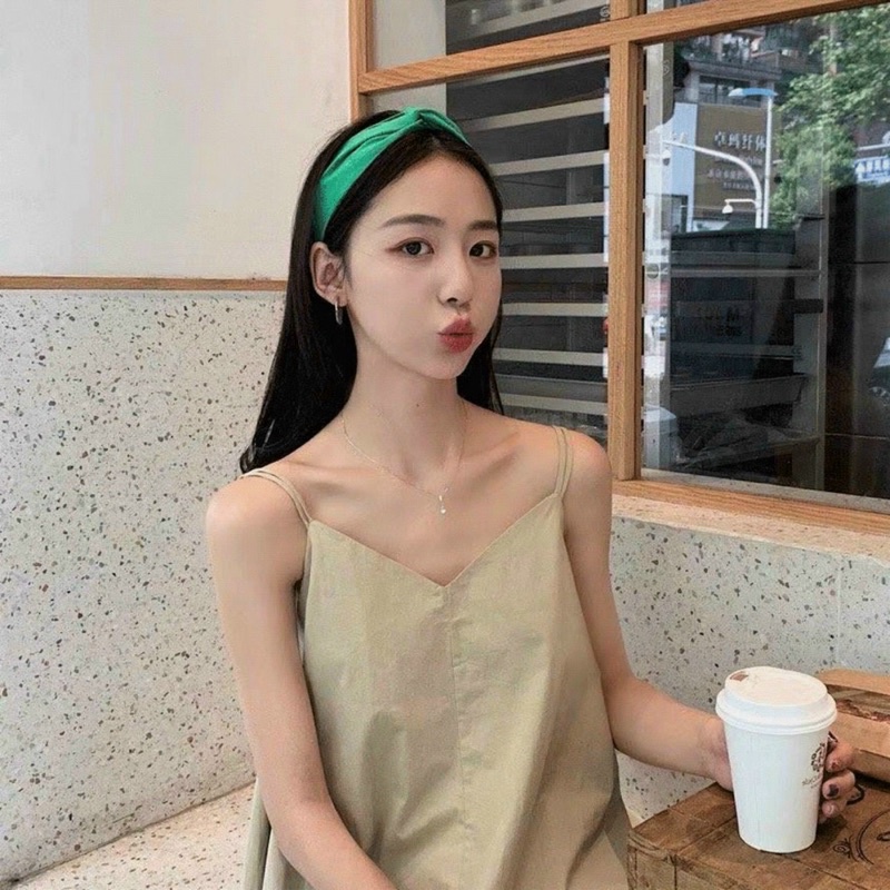 Băng đô vải cài tóc phong cách Hàn