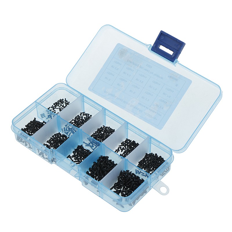 Set 1000 Ốc Vít Đầu Tròn micro M1 M1.2 M1.4 M1.7