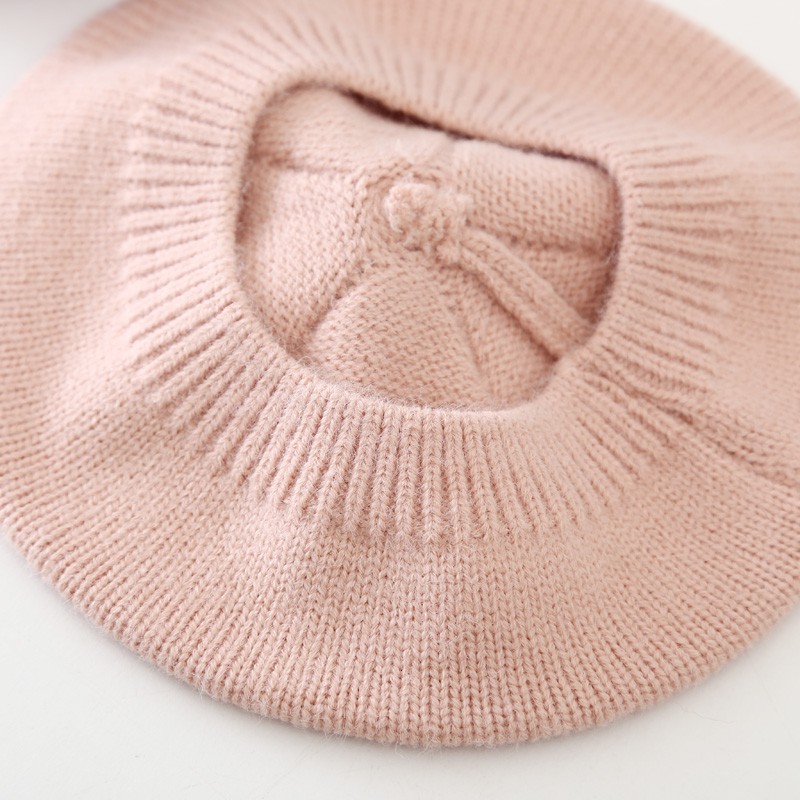 Mũ Beret Màu Trơn Thời Trang Hàn Quốc Cho Bé