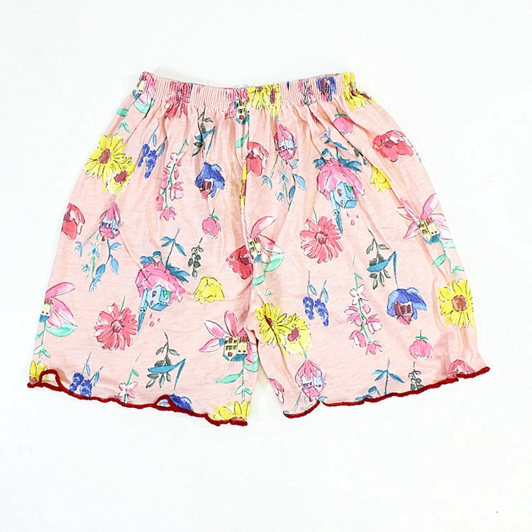 Quần Short Cotton Viền Ren Cho Bé Gái (1-3 Tuổi)