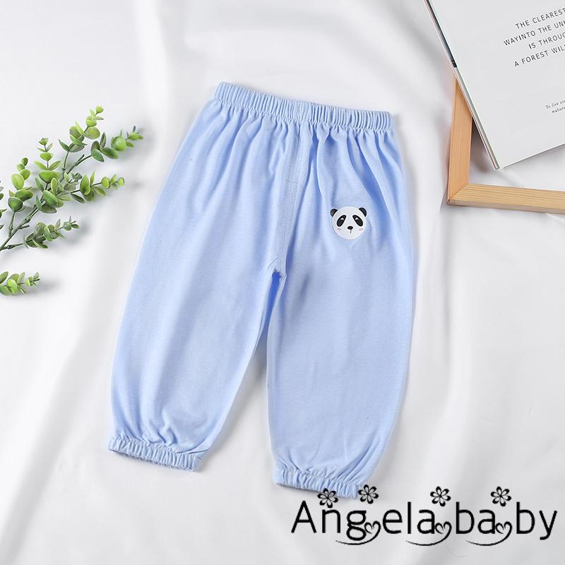 Quần Dài Lưng Thun In Hình Gấu Trúc Đáng Yêu Cho Bé