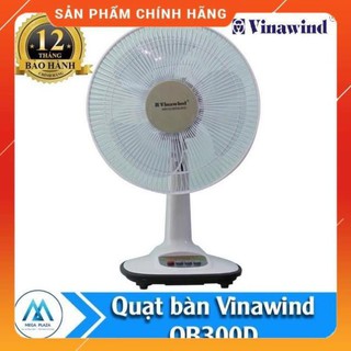 Quạt bàn Vinawind QB300-Đ sải cánh 300mm - Điện cơ thống nhất Huy Anh