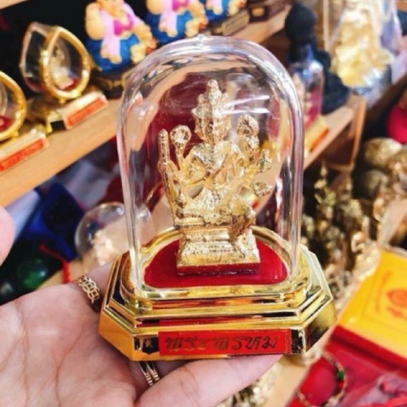 Tượng Phật Tứ Diện Lồng Kính ⚡𝗧𝗵𝗮́𝗶𝗹𝗮𝗻𝗱⚡ Tượng Tứ Diện Thần Brahma พระพรหม [Chuẩn Thái]