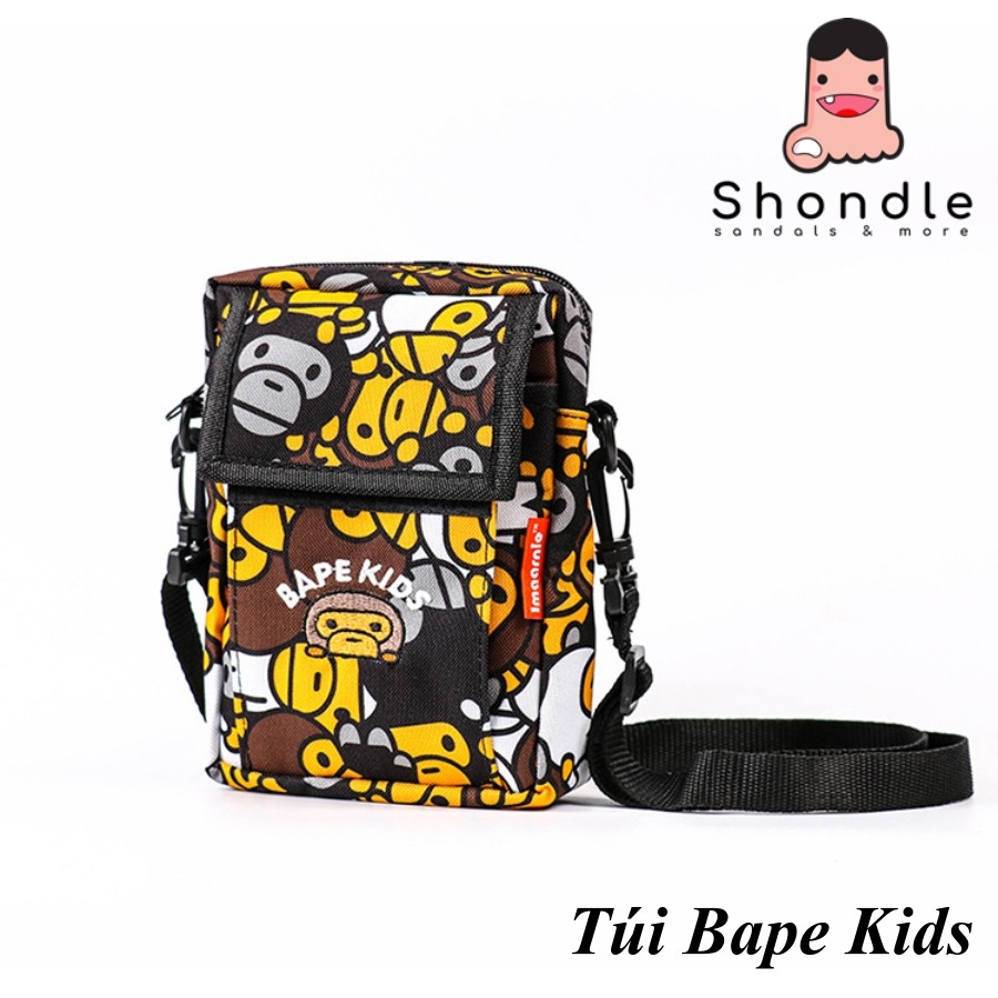 [Mã FASHIONXANH264 giảm 10K đơn 50K] Túi Bape Kids và túi Camo Bape - vải xịn Có Bảo Hành [CLIP Tự Quay]