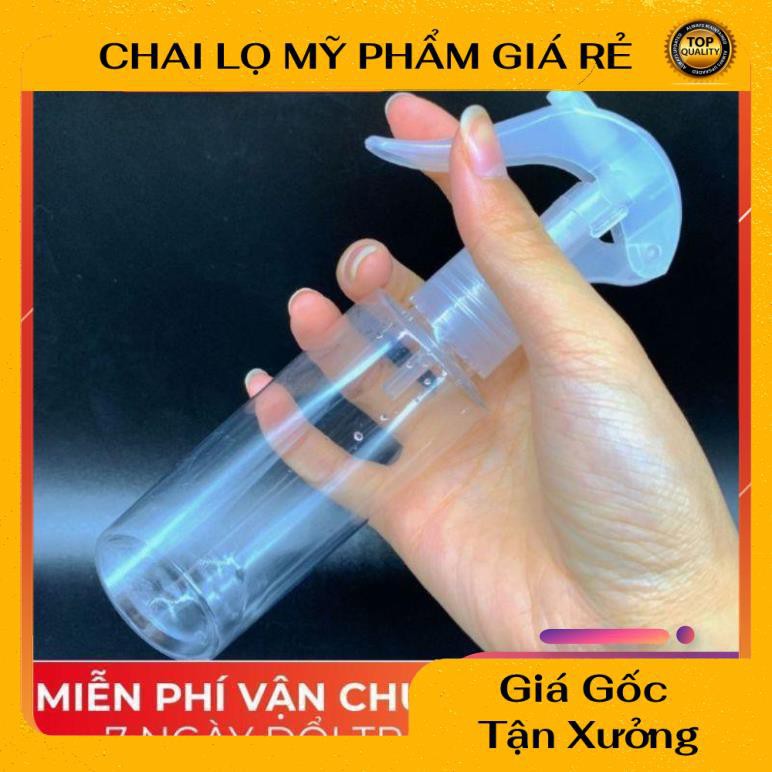 Chai Xịt Phun Sương ❤ RẺ VÔ ĐỊCH ❤ Chai nhựa pet phun sương Vòi Súng 100ml,150ml,200ml,250ml rỗng chiết mỹ phẩm .