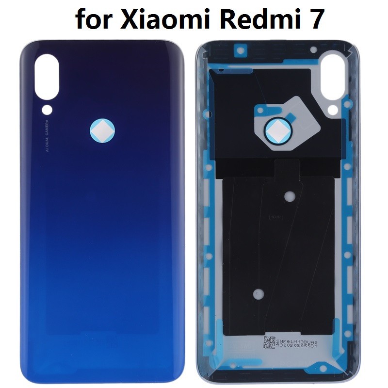 Nắp lưng sau XIAOMI Redmi 7 zin new kính camera bảo vệ ốp vỏ mặt sau linh phụ kiện điện thoại thay thế