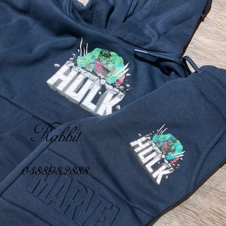 Bộ nỉ Hulk xanh