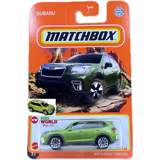 Xe mô hình Matchbox 2019 Subaru Forester GVX29.