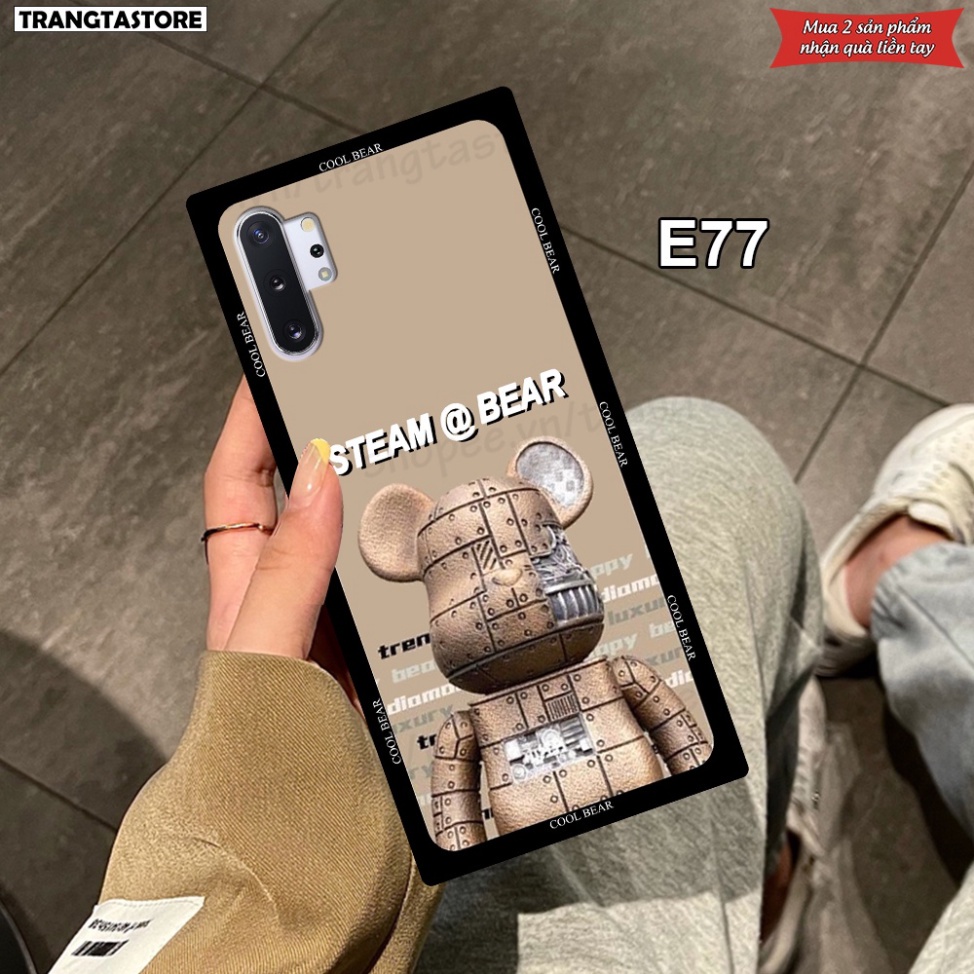 Ốp lưng Samsung Note 10 / Note 10 Plus / Note 10+ in hình gấu Bearbrick,Metal Style,Doremon siêu dễ thương chất lượng