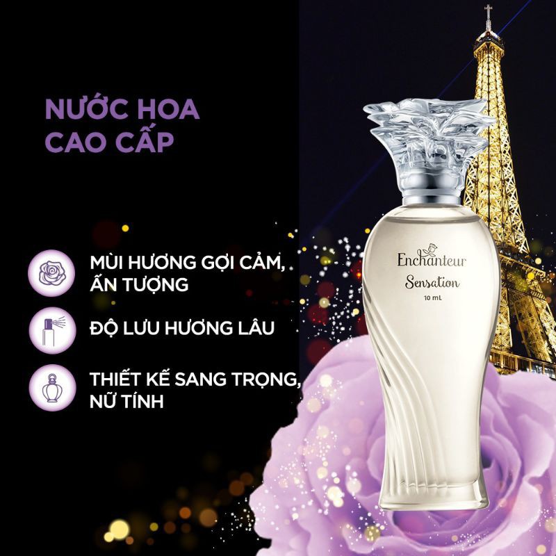 NƯỚC HOA ENCHANTEUR SENSATION DUNG TÍCH 10ML