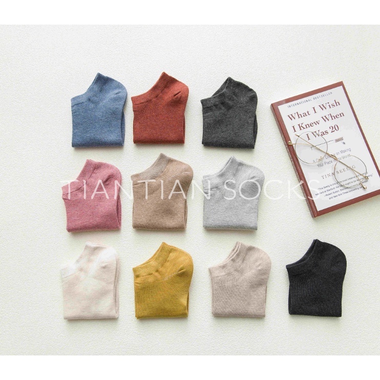 Vớ Cotton màu sắc kẹo ngọt xinh xắn thời trang bốn mùa