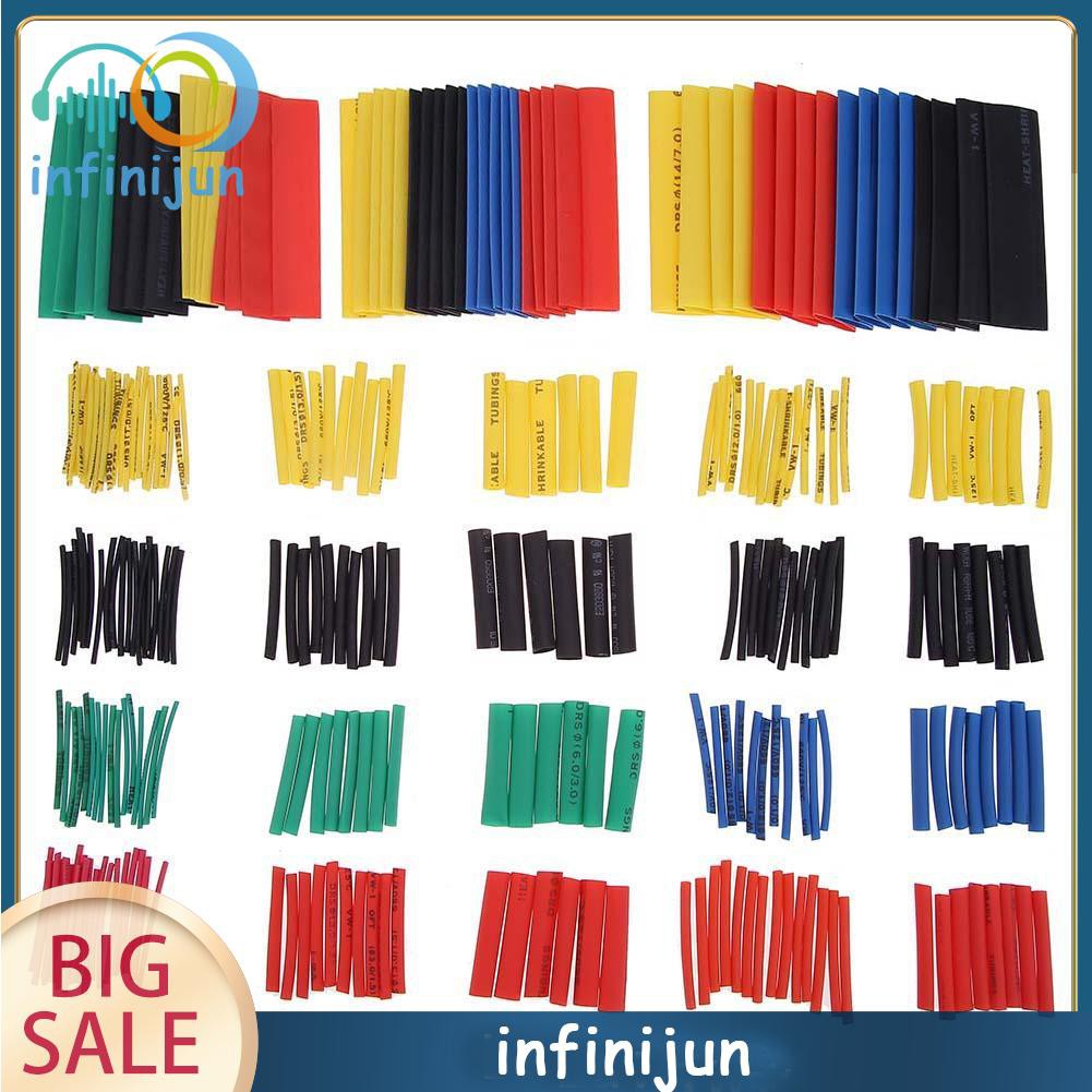 Bộ 328 Ống Co Nhiệt 8 Kích Cỡ 2:1