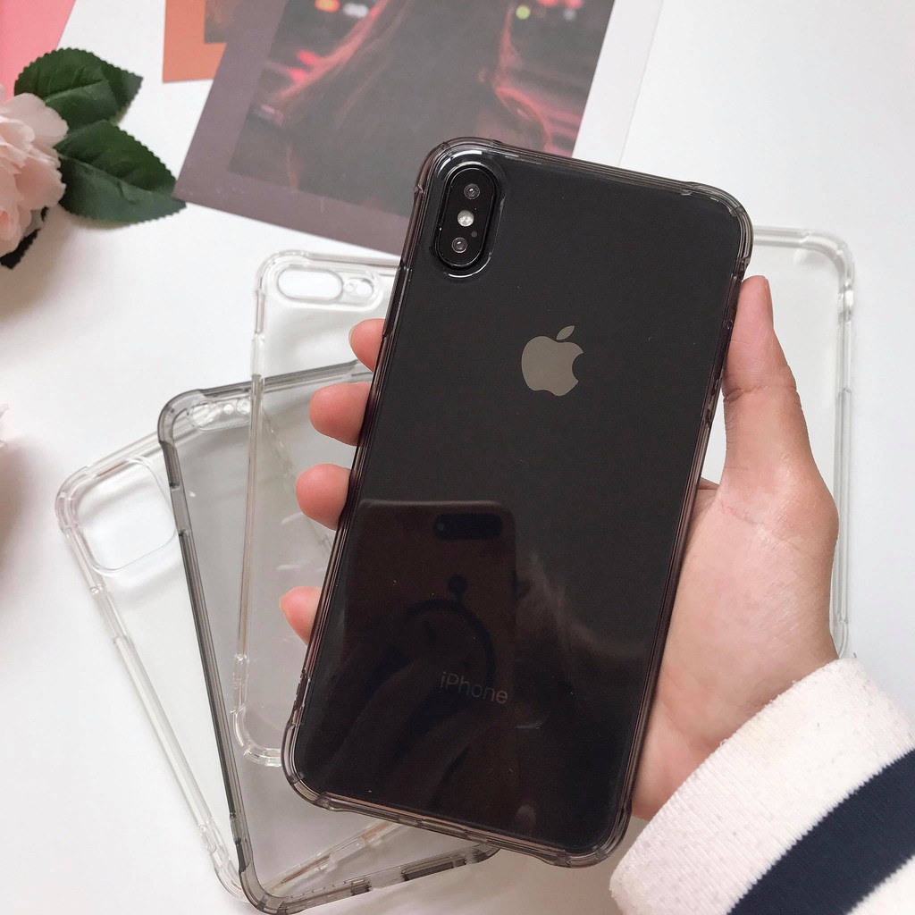 Ốp chống va đập trong suốt cao cấp iPhone 6 6s 6 plus 7 8 7 Plus 8 Plus X Xs Xr XsMax iPhone 11 11 Pro 11 Promax | BigBuy360 - bigbuy360.vn