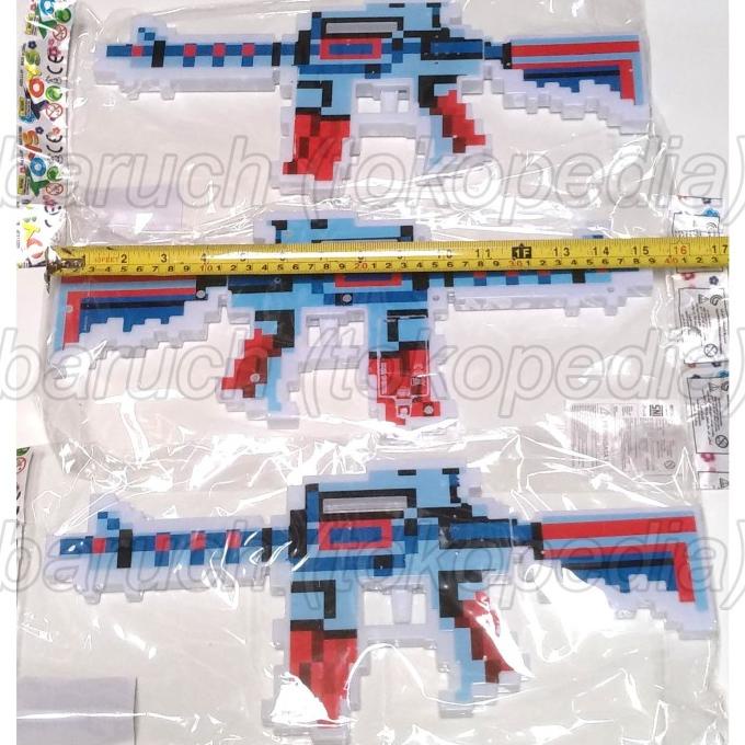 Đồ Chơi lego Súng Có Nhạc Và Đèn Độc Đáo Thú Vị