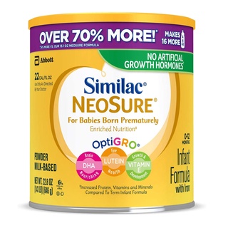 Sữa similac neosure nội địa mỹ cho bé nhẹ cân sinh non thiếu tháng 0-12 tháng hộp 371g