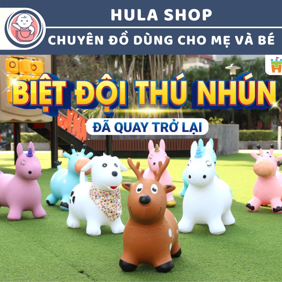 Thú nhún cao cấp cho bé nhiều mẫu