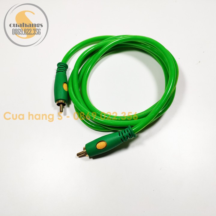 Dây cáp AV RCA sợi đơn 3 lớp