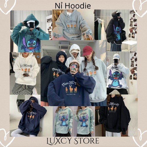 [HÀNG CHUẨN] 8 mã Áo Khoác NỈ HOODIE Unisex Hàn Quốc Cực Chất có 2 lớp dày dặn, Chất Nỉ Ngoại Bao Đep - LUXCY Store